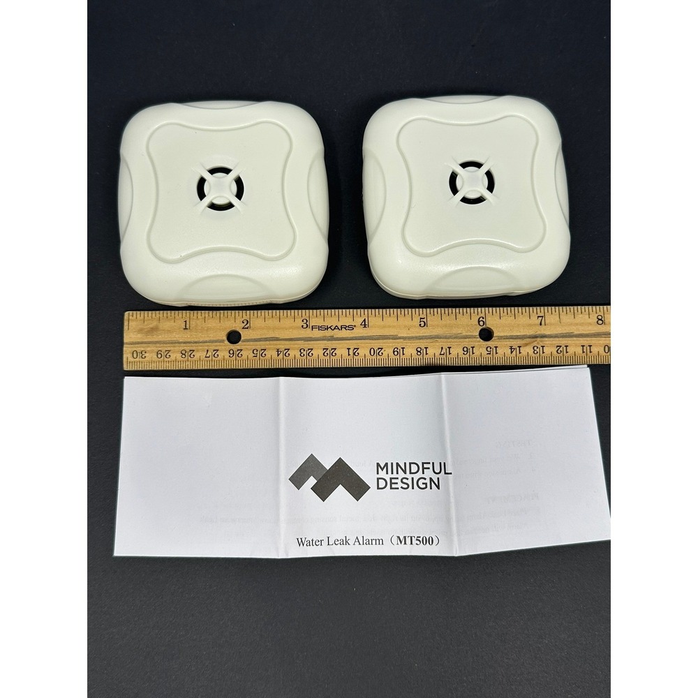Water‎ Leak Detector 96 dB Flood Detection Alarm Sensor (2 Pack) Box B0
